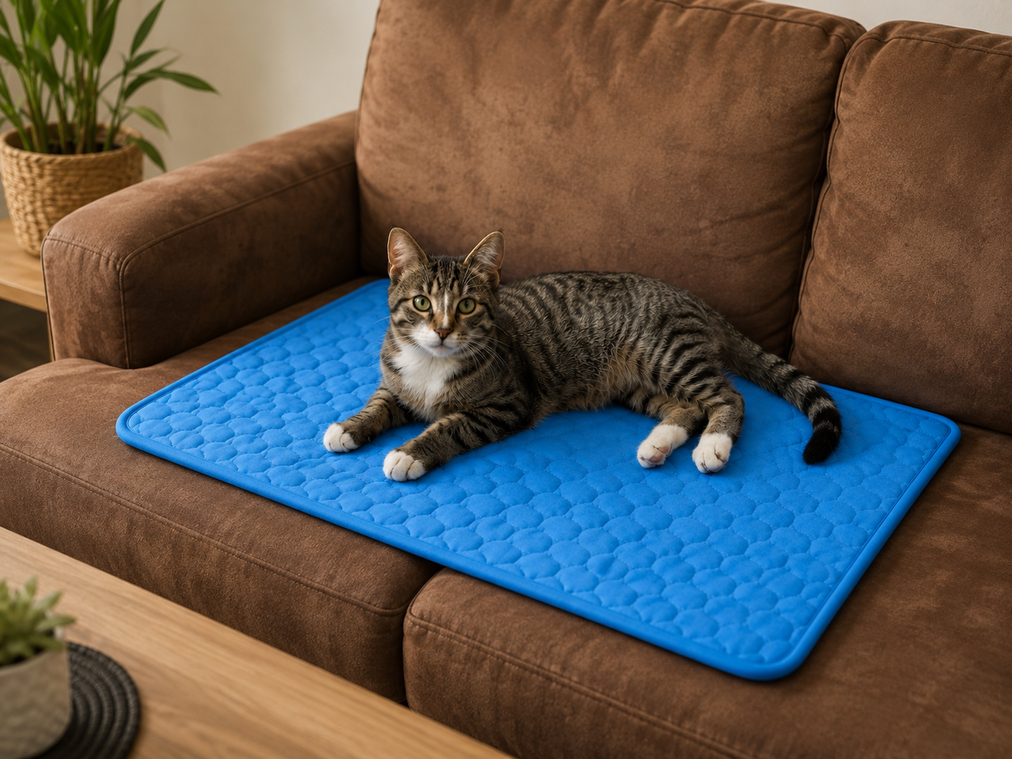 Tapis Rafraîchissant pour Chien & Chat — Confort Été, Toutes Tailles