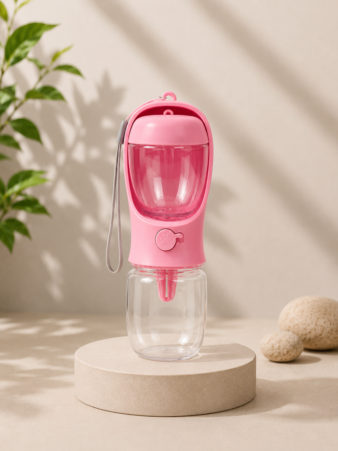 Gourde 2-en-1 pour Chien — Eau & Croquettes, Balade Facile